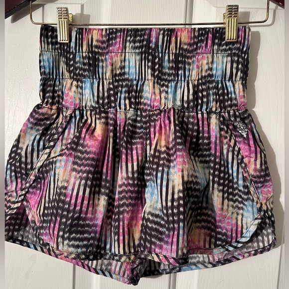 FREE PEOPLE Movement SM The Way Home Short Built In Liner Multi Color Hi Waist - Picture 3 of 13